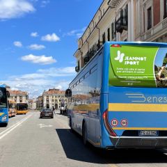 Pubblicità dinamica autobus Provincia di Cuneo