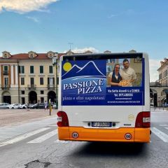 Pubblicità dinamica autobus Cuneo