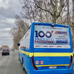 Pubblicità dinamica autobus Provincia di Alessandria