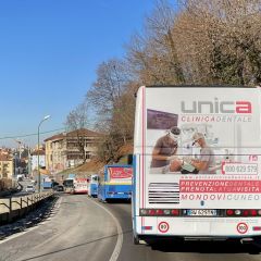 Pubblicità dinamica autobus Provincia di Cuneo