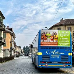 Pubblicità dinamica autobus Provincia di Cuneo