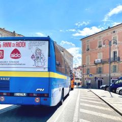 Pubblicità dinamica autobus Provincia di Cuneo