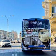 Pubblicità dinamica autobus Provincia di Alessandria