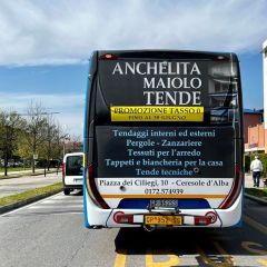 Pubblicità dinamica autobus Provincia di Cuneo