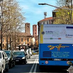 Pubblicità dinamica autobus Provincia di Cuneo