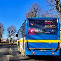 Pubblicità dinamica autobus Provincia di Alessandria