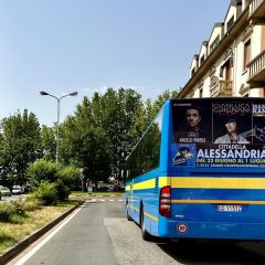 Pubblicità dinamica autobus Provincia di Alessandria