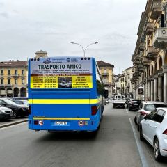 Pubblicità dinamica autobus Provincia di Alessandria