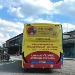 Pubblicità dinamica autobus Provincia di Alessandria