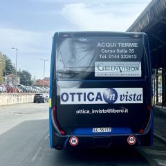Pubblicità dinamica autobus Provincia di Alessandria
