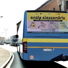 Pubblicità dinamica autobus  Provincia di Alessandria