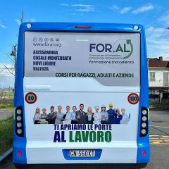 Pubblicità dinamica autobus Novi Ligure