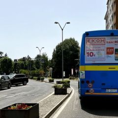 Pubblicità dinamica autobus Provincia di Alessandria