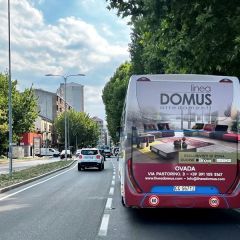 Pubblicità dinamica autobus Provincia di Alessandria