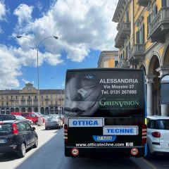 Pubblicità dinamica autobus Provincia di Alessandria