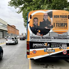 Pubblicità dinamica autobus Provincia di Alessandria