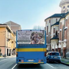 Pubblicità dinamica autobus Provincia di Alessandria