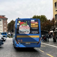 Pubblicità dinamica autobus Provincia di Asti