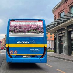 Pubblicità dinamica autobus Provincia di Cuneo