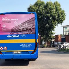 Pubblicità dinamica autobus Provincia di Asti