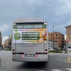 Pubblicità dinamica autobus Provincia di Asti