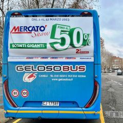 Pubblicità dinamica autobus Provincia di Asti