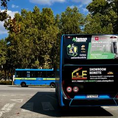 Pubblicità dinamica autobus Provincia di Cuneo