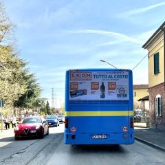 Pubblicità dinamica autobus Provincia di Alessandria