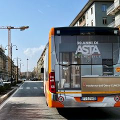 Pubblicità dinamica autobus Cuneo