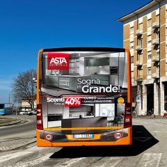 Pubblicità dinamica autobus Cuneo