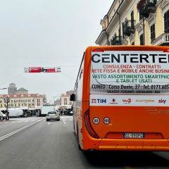 Pubblicità dinamica autobus Cuneo