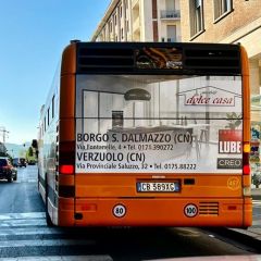 Pubblicità dinamica autobus Cuneo