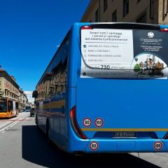 Pubblicità dinamica autobus Provincia di Cuneo