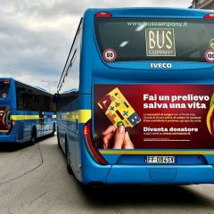 Pubblicità dinamica autobus Provincia di Cuneo