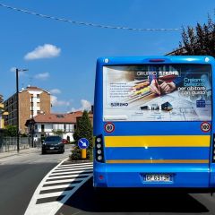 Pubblicità dinamica autobus Provincia di Cuneo