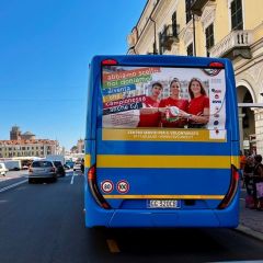 Pubblicità dinamica autobus Provincia di Cuneo
