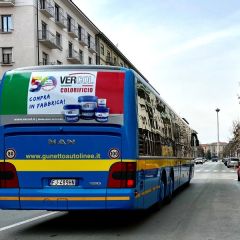 Pubblicità dinamica autobus Provincia di Cuneo