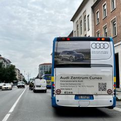 Pubblicità dinamica autobus Provincia di Cuneo