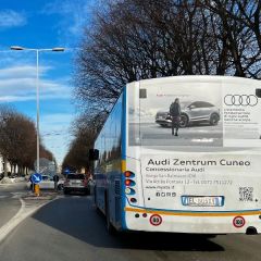 Pubblicità dinamica autobus Provincia di Cuneo