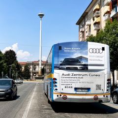 Pubblicità dinamica autobus Provincia di Cuneo