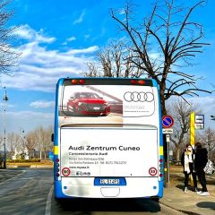 Pubblicità dinamica autobus Provincia di Cuneo
