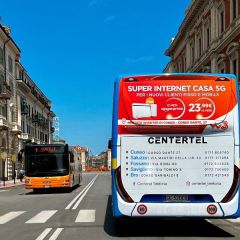 Pubblicità dinamica autobus Provincia di Cuneo