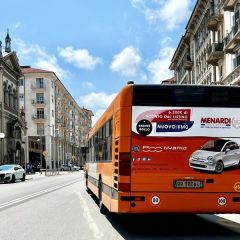 Pubblicità dinamica autobus Cuneo