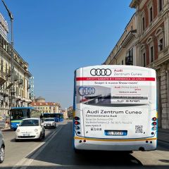 Pubblicità dinamica autobus Provincia di Cuneo