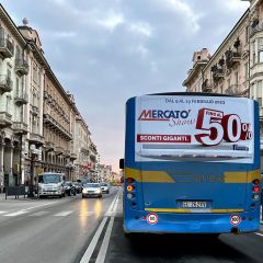 Pubblicità dinamica autobus Provincia di Cuneo