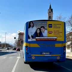 Pubblicità dinamica autobus Provincia di Cuneo