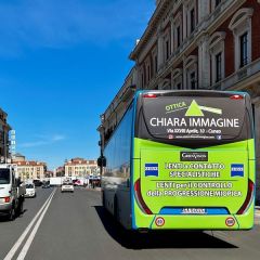 Pubblicità dinamica autobus Provincia di Cuneo