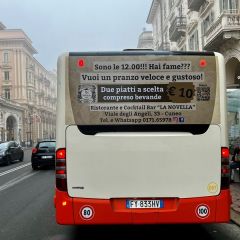 Pubblicità dinamica autobus Cuneo