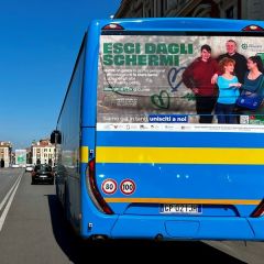 Pubblicità dinamica autobus Provincia di Cuneo