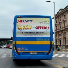 Pubblicità dinamica autobus Provincia di Cuneo